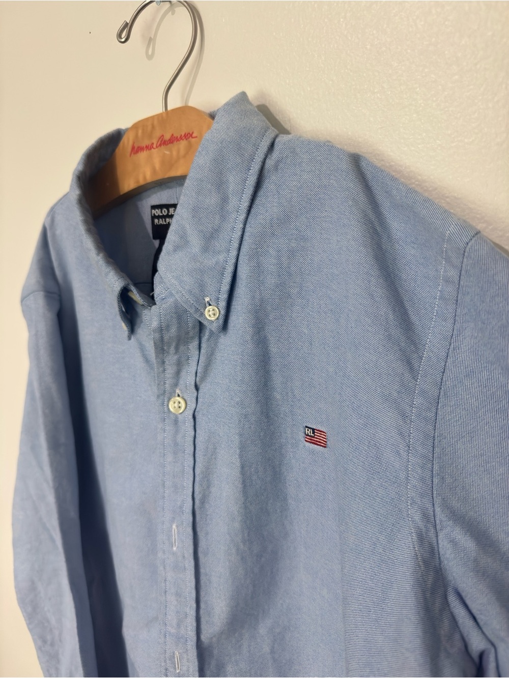 Ralph Lauren Light Blue denim Kids Button Down Shirt